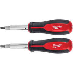 Milwaukee Tool - Bit Screwdrivers Type: 11-in-1 Screwdriver Tip Type: Nut Driver; Philips; Slotted - Makers Industrial Supply