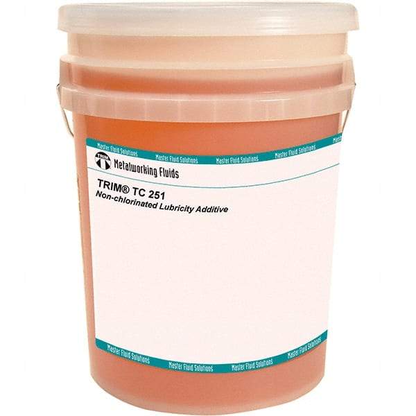 Master Fluid Solutions - 5 Gal Pail Lube/Emulsifier Additive - Low Foam, Series Trim TC251 - Makers Industrial Supply