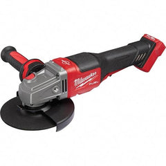 Milwaukee Tool - 4-1/2 - 6" Wheel Diam, 9,000 RPM, Cordless Angle & Disc Grinder - 5/8-11 Spindle, 18 Volts, Side Exhaust - Makers Industrial Supply