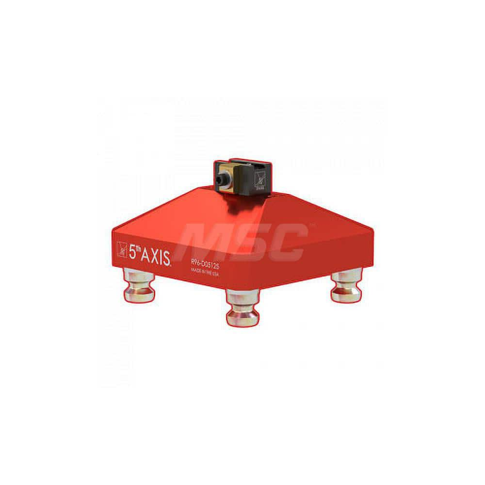 CNC Quick-Change Clamping Modules; Actuation Type: Manual; Mounting Hole Location: Bottom; Overall Length: 4.95; Width/Diameter (mm): 5; Length (Inch): 4.95; Length (Decimal Inch): 4.95; Overall Width: 5