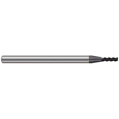 Harvey Tool - Square End Mills; Mill Diameter (Inch): 1/64 ; Mill Diameter (Decimal Inch): 0.0150 ; Length of Cut (Inch): 1/16 ; Length of Cut (Decimal Inch): 0.0620 ; Material: Solid Carbide ; Finish/Coating: AlTiN Nano - Exact Industrial Supply