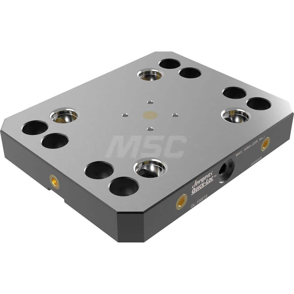 Fixture Plates; Overall Width (mm): 156; Overall Height: 27 mm; Overall Length (mm): 192.00; Plate Thickness (Decimal Inch): 27.0000; Material: Alloy Steel; Number Of T-slots: 0; Centerpoint To End: 96.00; Parallel Tolerance: 0.0005 in; Overall Height (De