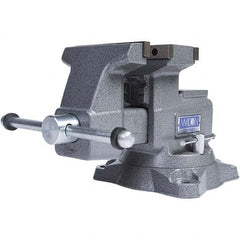 Wilton - Bench & Pipe Combination Vises Jaw Width (Inch): 5-1/2 Jaw Opening Capacity (Inch): 6-3/4 (Regular); 10-3/4 (Reversed) - Makers Industrial Supply