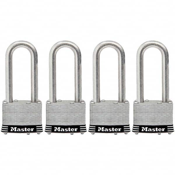 Master Lock - Padlocks Keyed: Alike Shackle Clearance: 2-1/2 (Inch) - Makers Industrial Supply