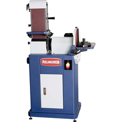 Palmgren - Combination Sanding Machines; Belt Length (Inch): 48 ; Belt Width (Inch): 6 ; Disc Diameter (Inch): 14.0000 ; Phase: 1 ; Voltage: 115/230 ; Belt Speed (ft/min): 2258.00 - Exact Industrial Supply