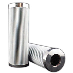 Replacement/Interchange Hydraulic Filter Element: Microglass, 10  µ