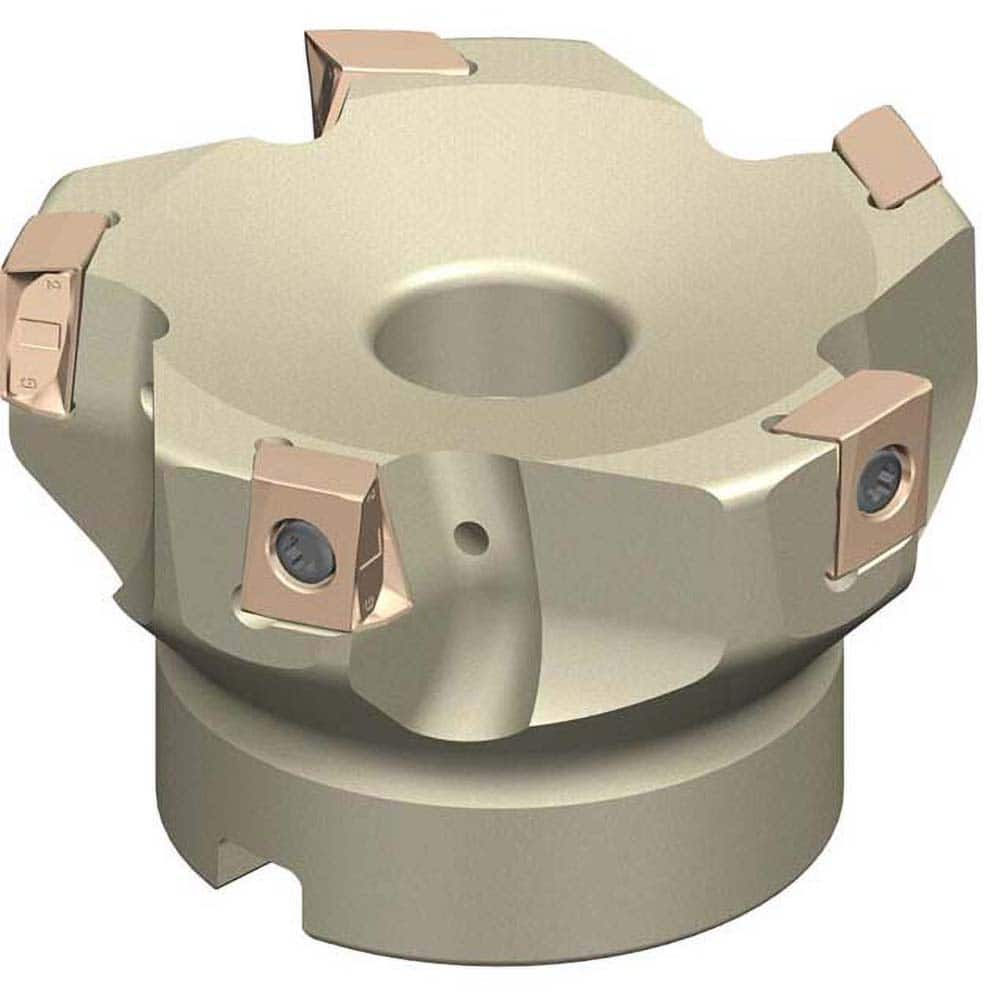 Sumitomo - Indexable Square-Shoulder Face Mills; Cutting Diameter (mm): 100.00 ; Arbor Hole Diameter (mm): 70.00 ; Lead Angle: 90 ; Overall Height (mm): 63.00000 ; Insert Compatibility: LNEX13 ; Series: TSX - Exact Industrial Supply