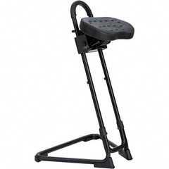 ALERA - Swivel & Adjustable Stools Type: Adjustable Height Stool Base Type: Mobile Wheel Base - Makers Industrial Supply