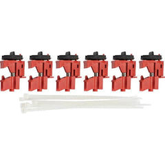 Brady - Pack of 6 Multi-Pole Circuit Breaker Lockouts - Makers Industrial Supply