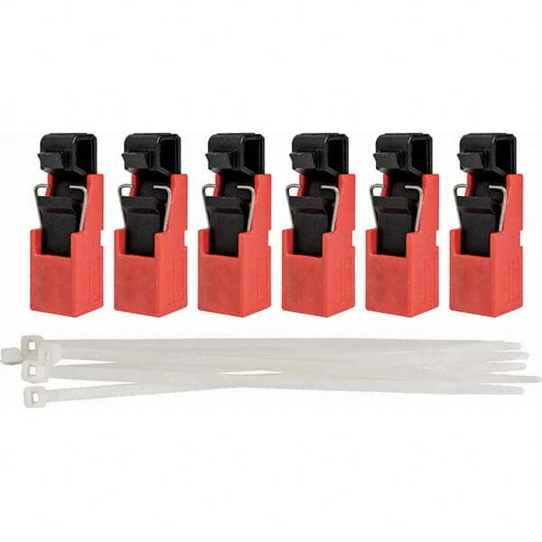 Brady - Pack of 6 Single-Pole Circuit Breaker Lockouts - Makers Industrial Supply