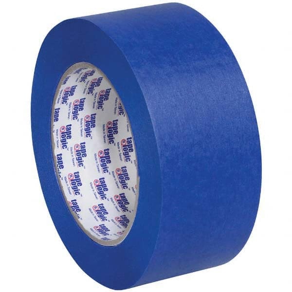 Tape Logic - Pack of (12), 2" x 60 Yd Rolls of Blue Crepe Paper Painter's Tape - Makers Industrial Supply