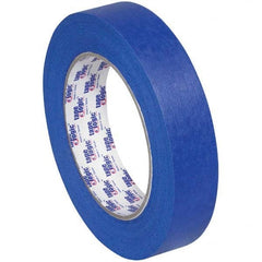 Tape Logic - Pack of (12), 1" x 60 Yd Rolls of Blue Crepe Paper Painter's Tape - Makers Industrial Supply