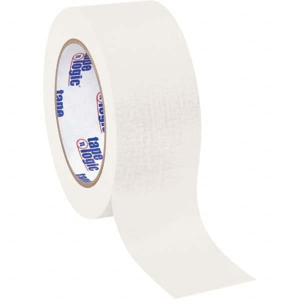 Tape Logic - Pack of (12), 60 Yd Rolls 2" White Crepe Paper Masking Tape - Makers Industrial Supply