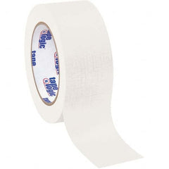 Tape Logic - Pack of (12), 60 Yd Rolls 2" White Crepe Paper Masking Tape - Makers Industrial Supply