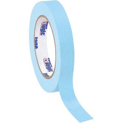 Tape Logic - Pack of (12), 60 Yd Rolls 3/4" Light Blue Crepe Paper Masking Tape - Makers Industrial Supply