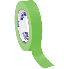 Tape Logic - Pack of (12),60 Yd Rolls 1" Light Green Crepe Paper Masking Tape - Makers Industrial Supply