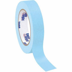 Tape Logic - Pack of (12), 60 Yd Rolls 1" Light Blue Crepe Paper Masking Tape - Makers Industrial Supply