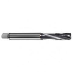 M8x1.25 4HX 3-Flute Cobalt Semi-Bottoming 15 degree Spiral Flute Tap-TiCN - Makers Industrial Supply