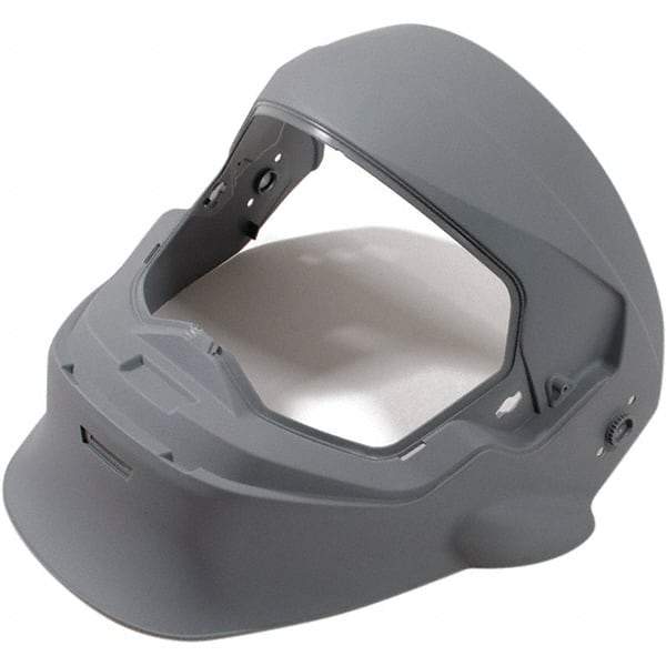 RPB - One Size Fits All, PAPR Compatible Face Shield with None - Super Tough Flame Retardant Nylon, Gray, Compatible with RPB Z4 - Makers Industrial Supply