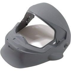 RPB - One Size Fits All, PAPR Compatible Face Shield with None - Super Tough Flame Retardant Nylon, Gray, Compatible with RPB Z4 - Makers Industrial Supply