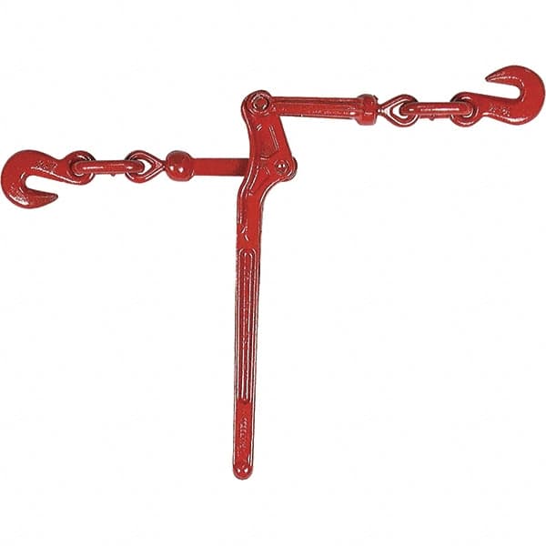 Campbell - 6,600 Lb Load Capacity Ratchet Loadbinder - 3/8" Max Chain Size, 8" Take Up, Chain Grade 70 - Makers Industrial Supply