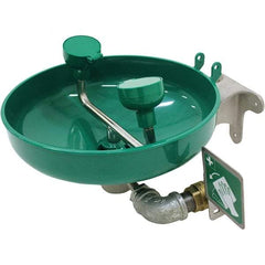 Haws - 15" Wide, Wall Mount, Plastic Bowl, Eyewash Station - 5 GPM Flow Rate - Makers Industrial Supply