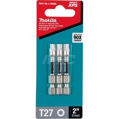 Power Screwdriver Bit: T27 Torx, 1/4″ Hex Drive 2″ OAL