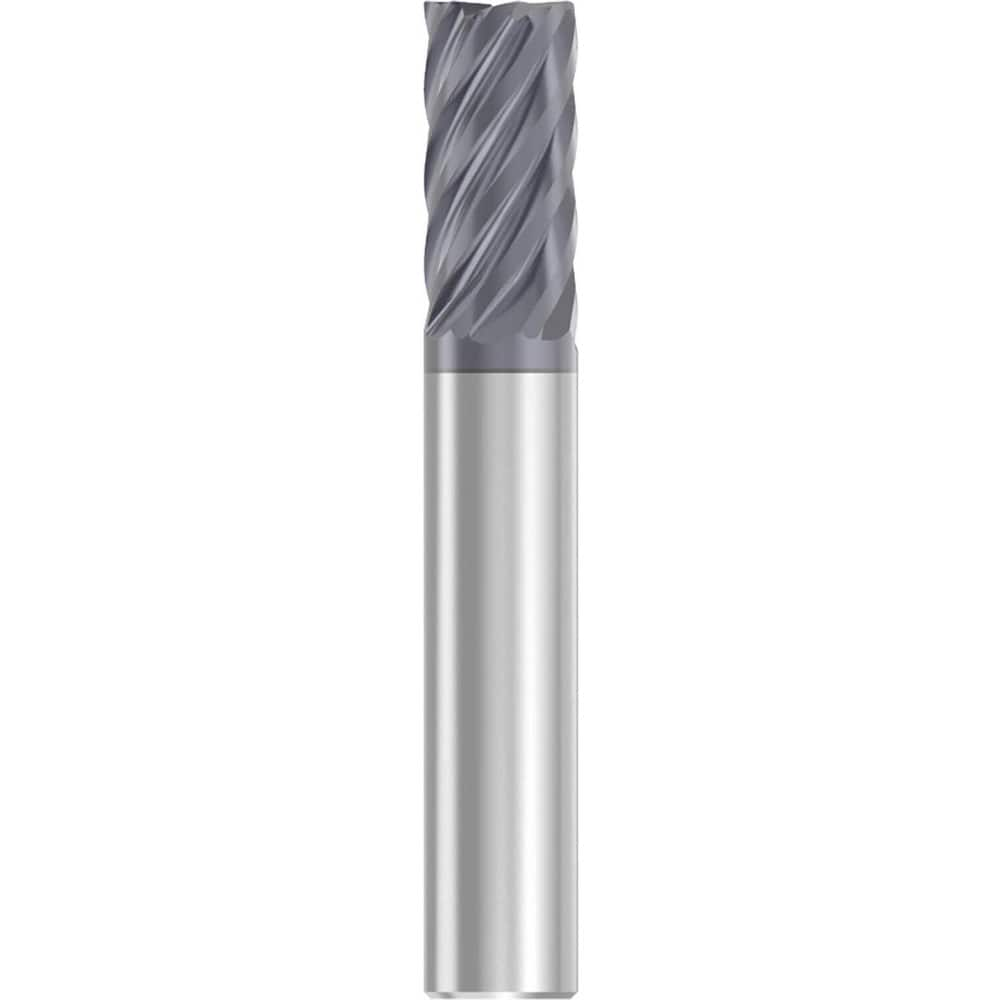 Roughing & Finishing End Mills; Mill Diameter (Decimal Inch): 0.7500; Mill Diameter (Inch): 3/4; End Type: Corner Chamfer; Chamfer Length (Decimal Inch): 0.0050; Number of Flutes: 7; Material: Solid Carbide; Finish/Coating: AlTiN; Length of Cut (Inch): 1-