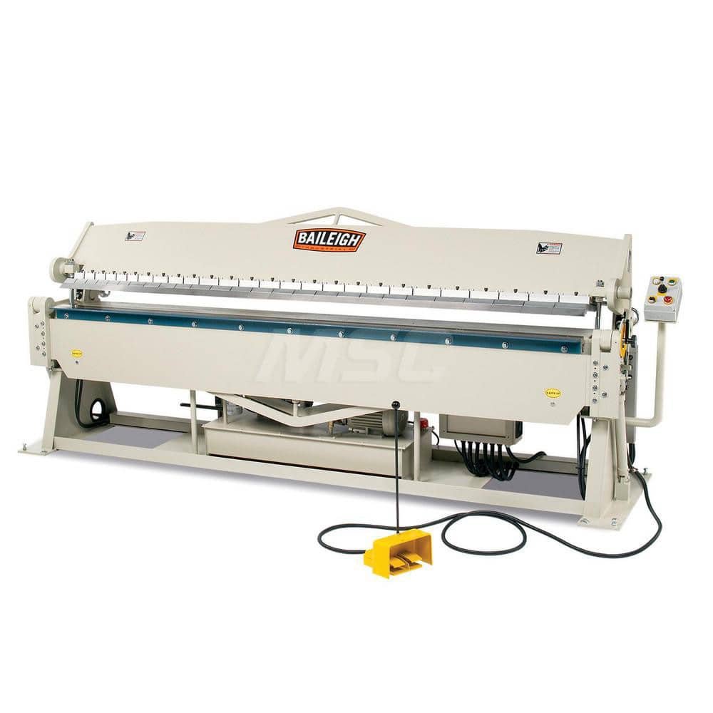 Press Brakes; Bending Length (Inch): 120; Machine Type: Bender; Press Brake Style: Box & Pan; Maximum Mild Steel Capacity (Gauge): 14; Maximum Stainless Steel Capacity (Gauge): 18; Number of Fingers: 26; Finger Width (Inch): 3; 4; 5; 6; Maximum Depth of B