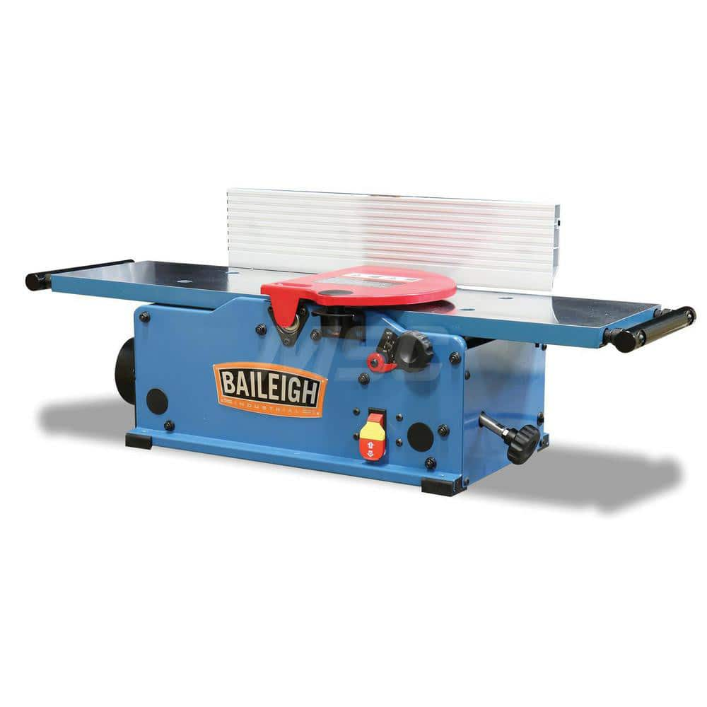 Jointers; Maximum Cutting Width (Inch): 8; Maximum Cutting Depth (Inch): 1/8; Cutter Head Speed (RPM): 12000.00; Table Length (Inch): 51; Voltage: 110; Horsepower (HP): 1.3; Phase: 1; Fence Length (Inch): 19-5/8; Fence Height (Inch): 4-3/8; Maximum Fence