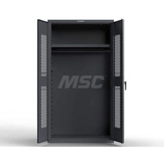 Locker: 42″ Wide, 24″ Deep, 78″ High Black