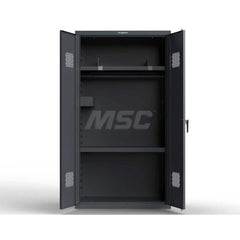 Locker: 42″ Wide, 24″ Deep, 78″ High Black