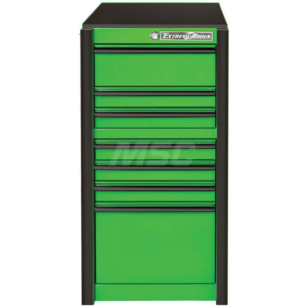 Bases & Risers & Add-Ons; Type: Side Locker; For Use With: RX722519RCGNBK; RX722501HCGNBK; Width (Inch): 64.75; Depth (Inch): 32.75; Number Of Drawers: 7.000; Height (Inch): 28.75; For Use With: RX722519RCGNBK; RX722501HCGNBK; Color: Trim Black; Cabinet G