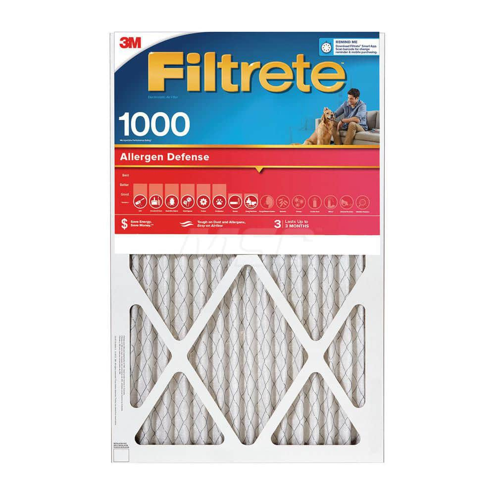 Pleated Air Filter: 18 x 24 x 1″, MERV 11, 88% Efficiency Polypropylene