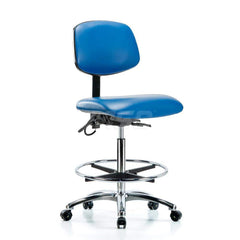 Task Chair: ESD Vinyl, Blue