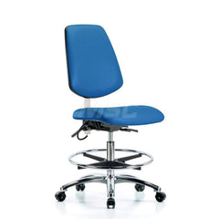 Task Chair: ESD Vinyl, Blue