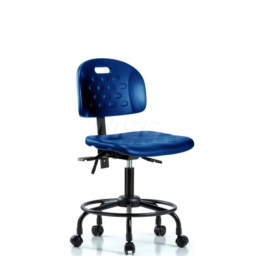 Task Chair: Polyurethane, Blue