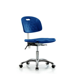 Task Chair: Polyurethane, Blue