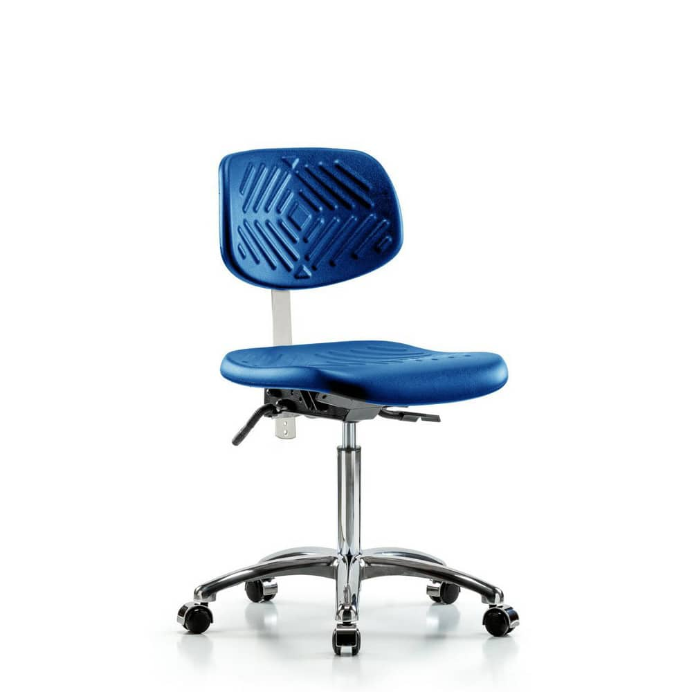 Task Chair: Polyurethane, Blue