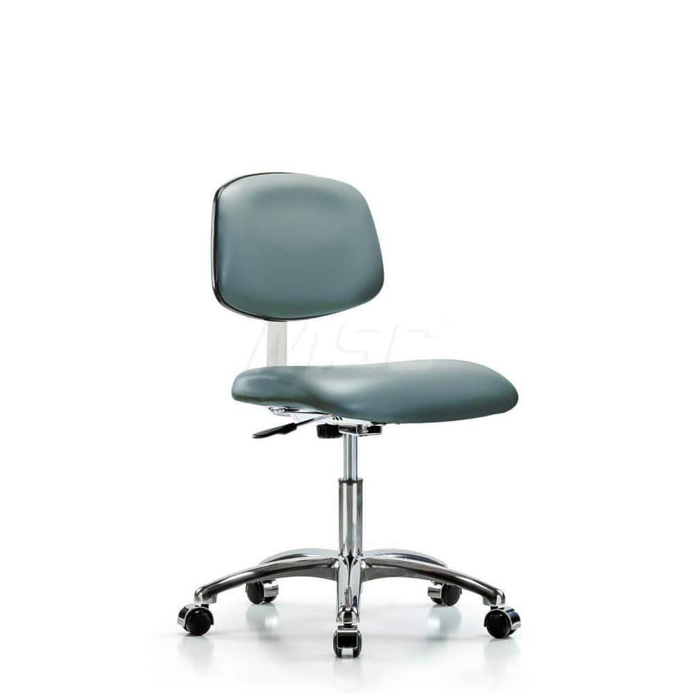 Task Chair: Vinyl, Storm