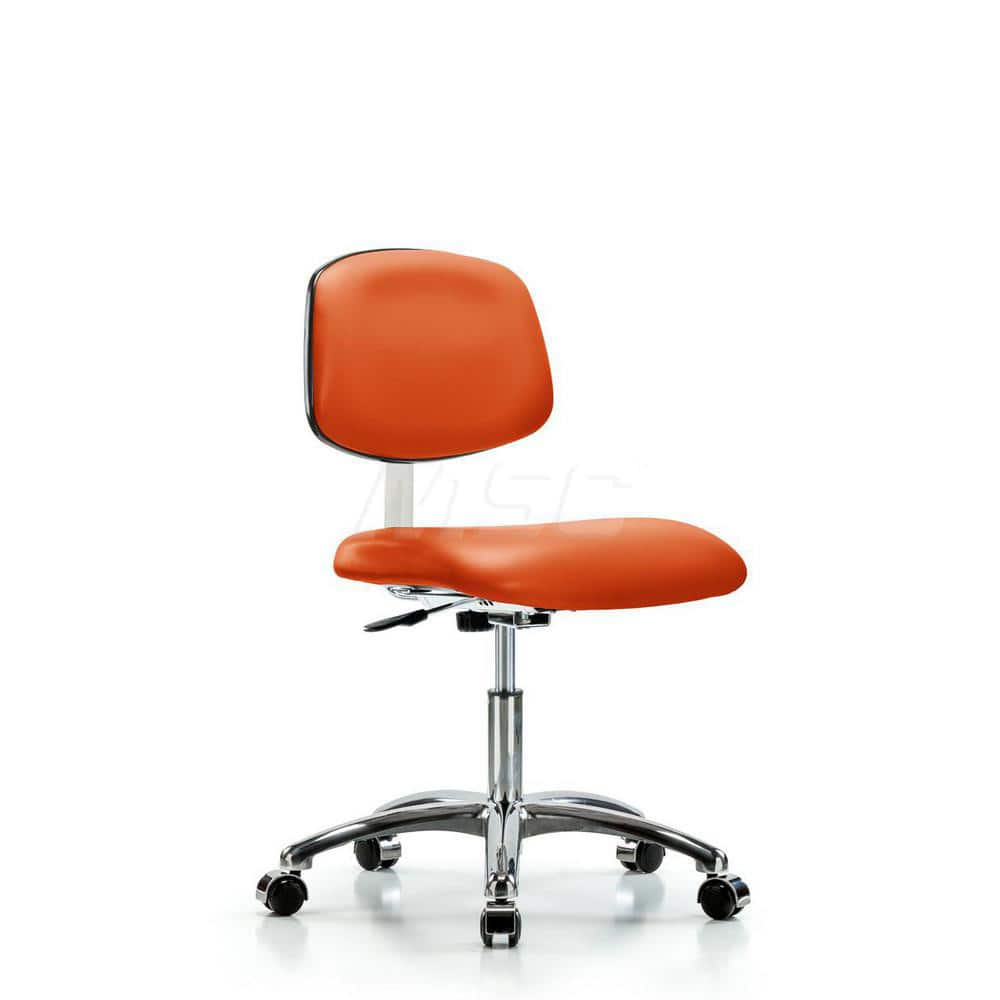 Task Chair: Vinyl, Orange Kist