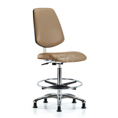 Task Chair: Vinyl, Taupe