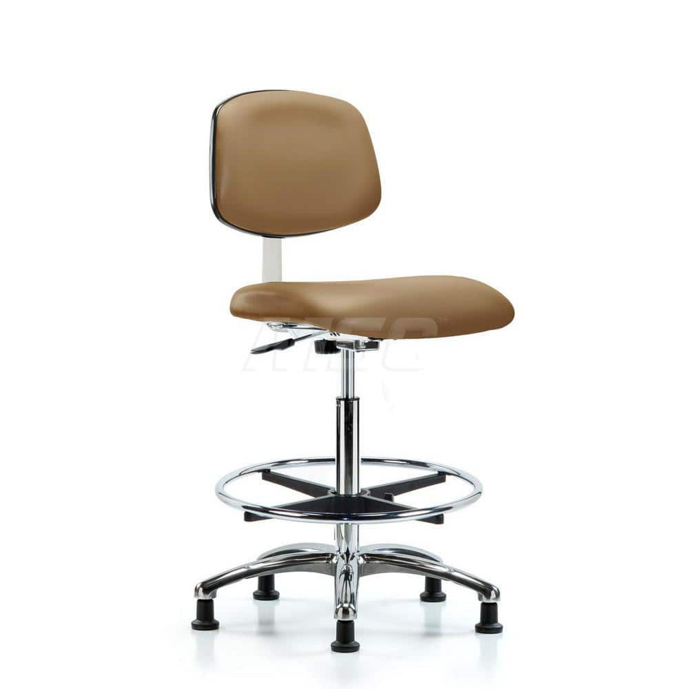 Task Chair: Vinyl, Taupe