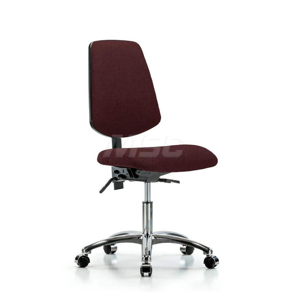 Task Chair: Olefin, Burgundy