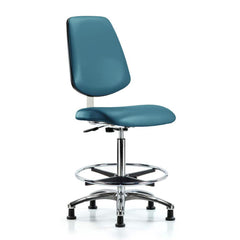 Task Chair: Vinyl, Marine Blue