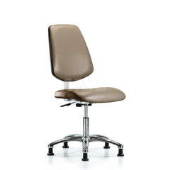 Task Chair: Vinyl, Taupe