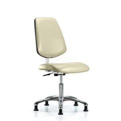 Task Chair: Vinyl, Adobe White