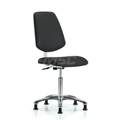 Task Chair: Vinyl, Black