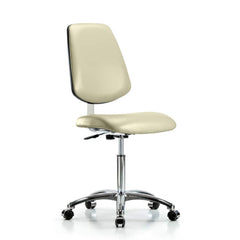 Task Chair: Vinyl, Adobe White