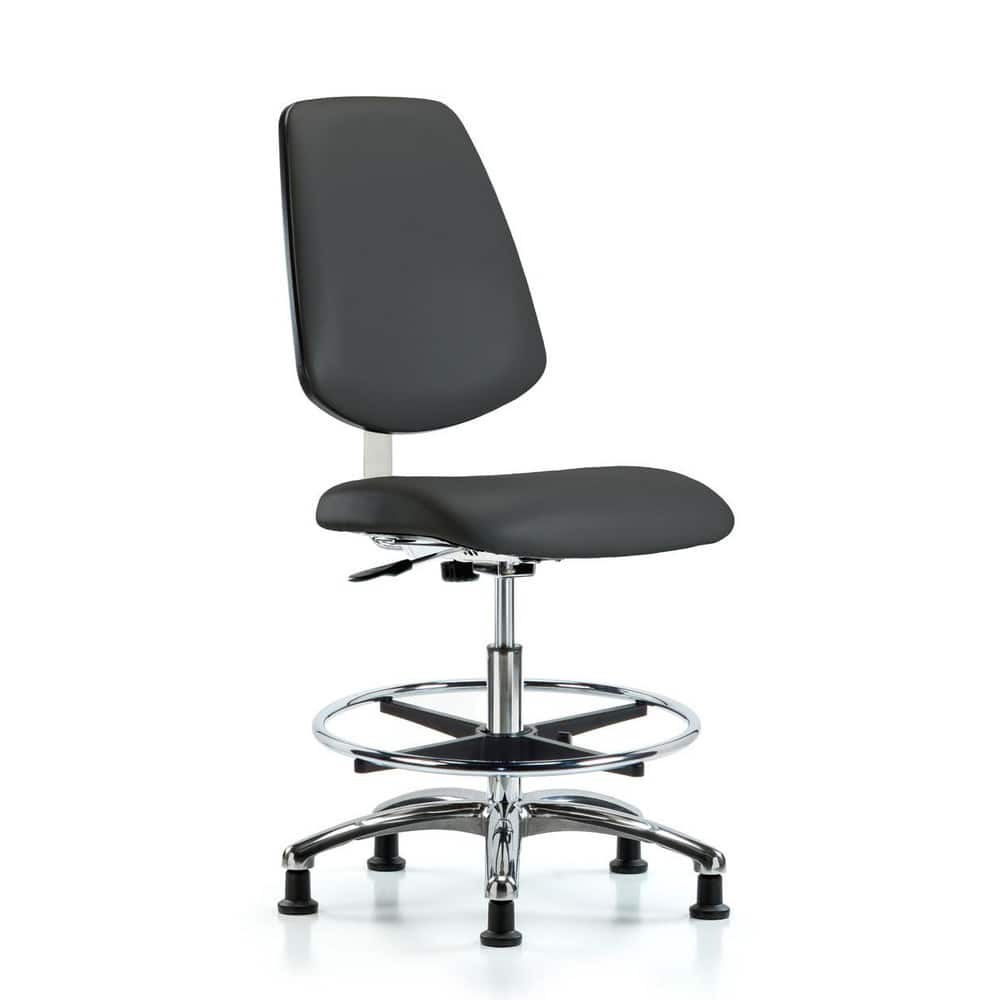 Task Chair: Vinyl, Charcoal